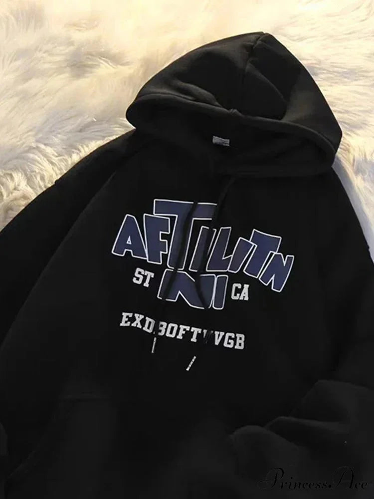 Printed Cotton Hoodie