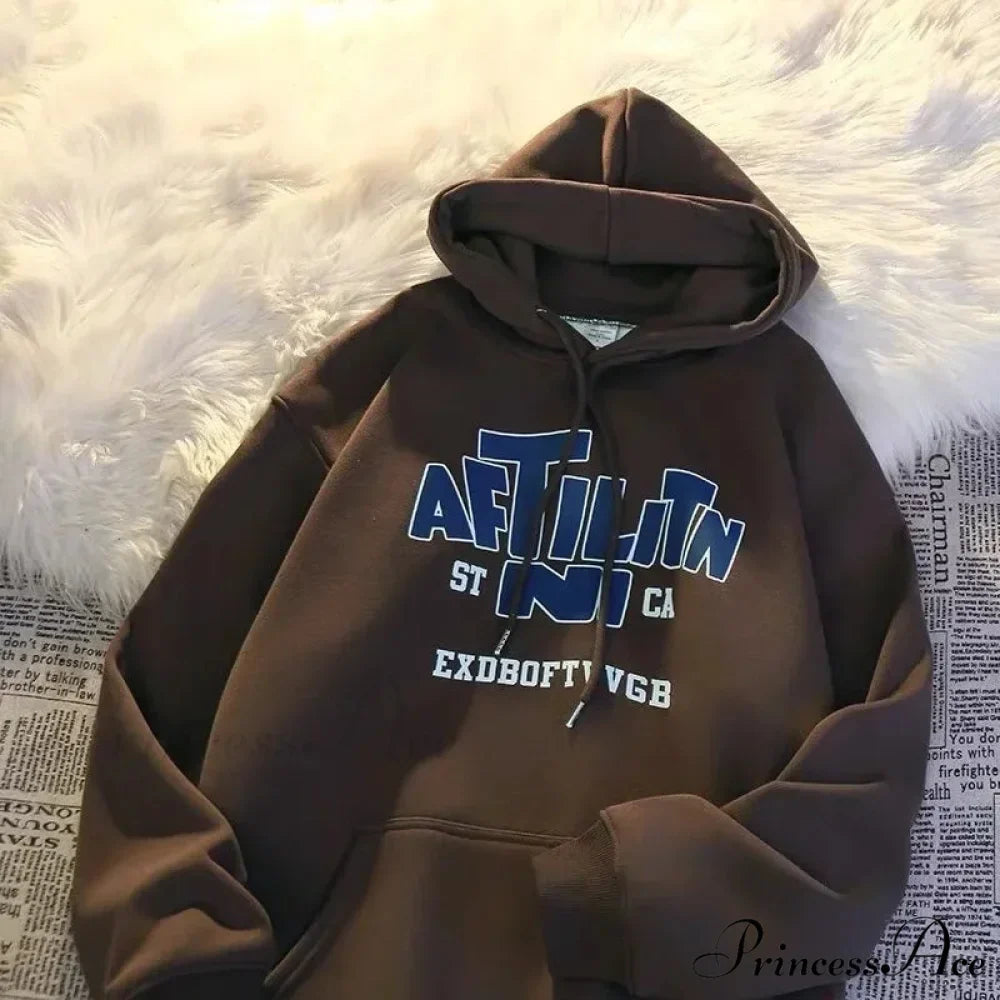 Printed Cotton Hoodie