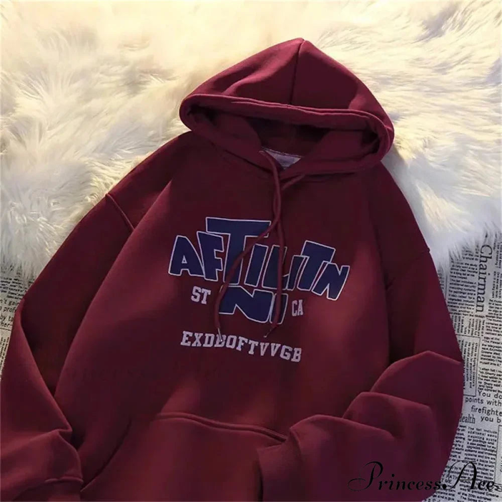 Printed Cotton Hoodie