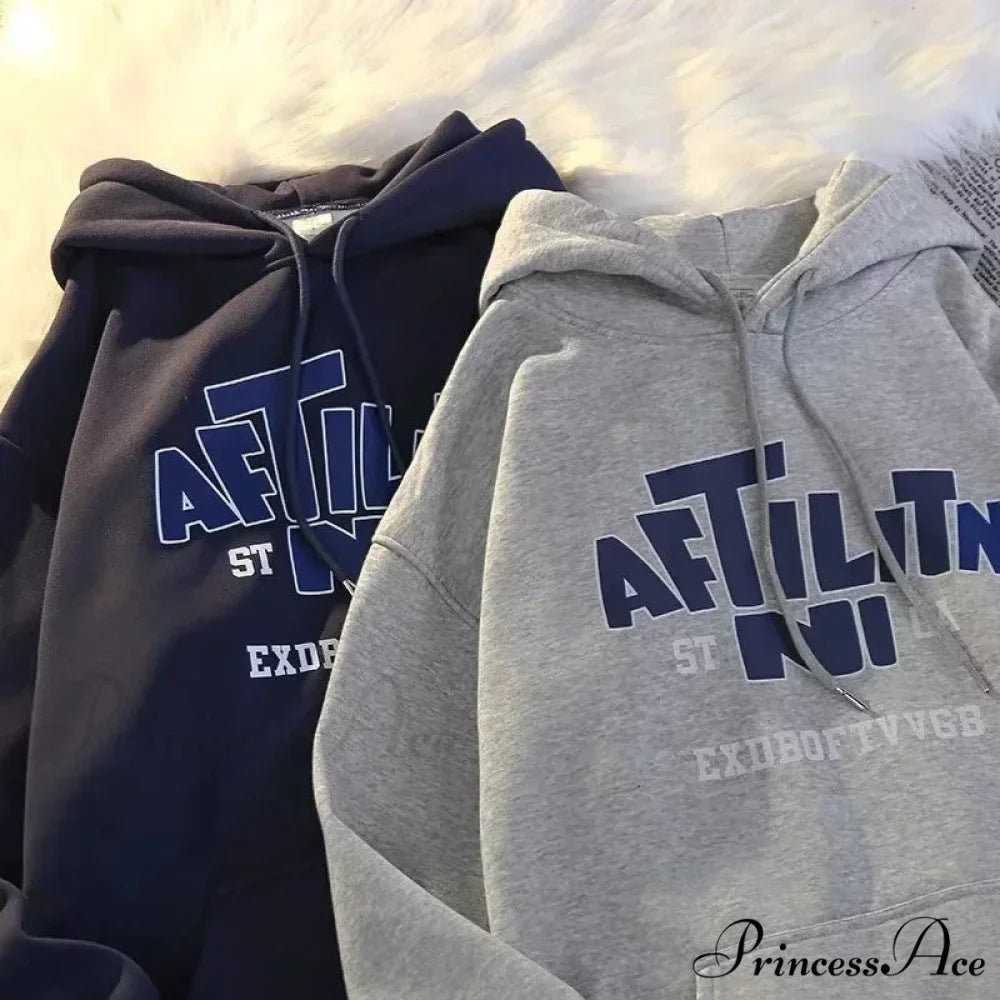 Printed Cotton Hoodie