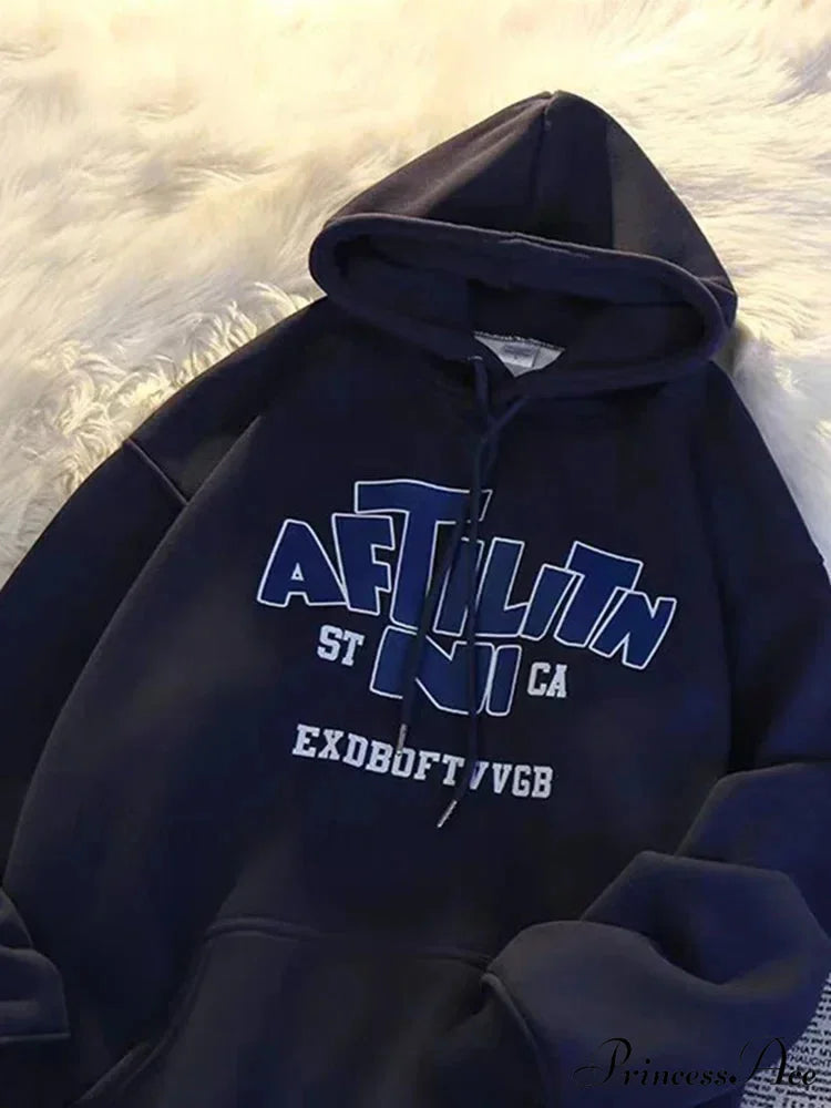 Printed Cotton Hoodie