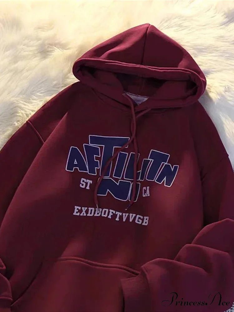 Printed Cotton Hoodie