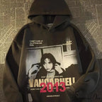 Printed Female Informal Hoodie