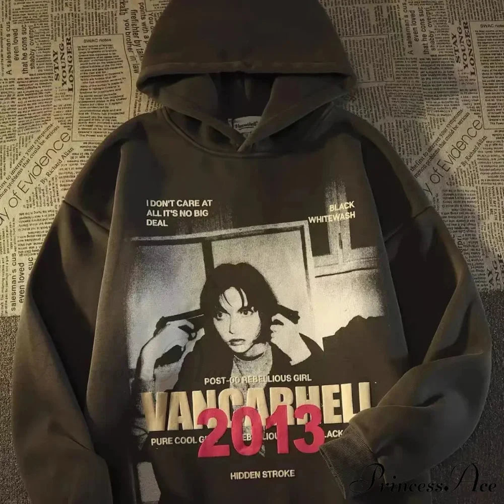 Printed Female Informal Hoodie