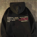 Printed Female Informal Hoodie