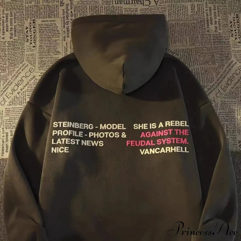 Printed Female Informal Hoodie