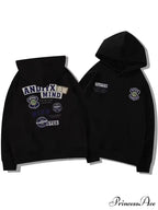 Printed Retro Hoodie