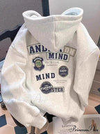 Printed Retro Hoodie