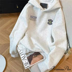 Printed Retro Hoodie