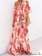 Printed Wrap Stylish Maxi Dress