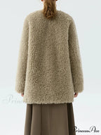 Professional Woman Single Garment Sheep Jacket