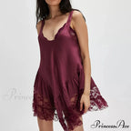 Profound U-Shaped Frilled Short Dress