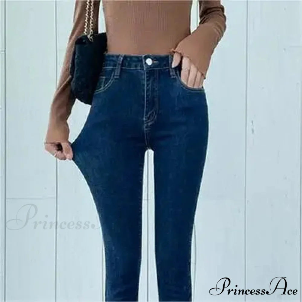 Quality Stretch Skinny Slim Fit Y2K Ripped Tight Denim Jean