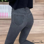 Quality Stretch Skinny Slim Fit Y2K Ripped Tight Denim Jean