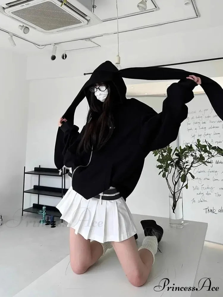 Rabbit Female Ears Hoodie