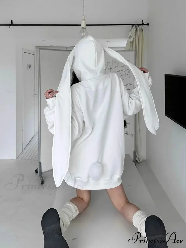 Rabbit Female Ears Hoodie