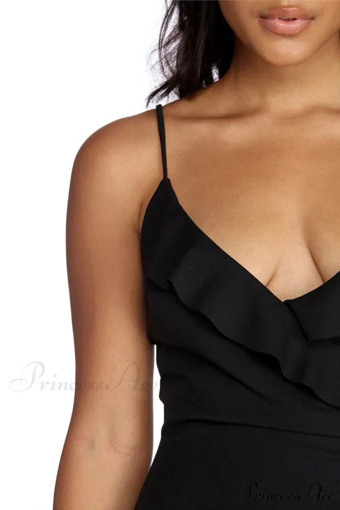 Radiant In Stylish Rhinestones Mini Dress