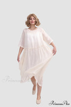 Ramona Dress in Ramie fabric