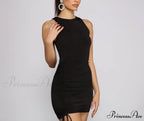 Ready to Slay Charming Ruched Mini Dress