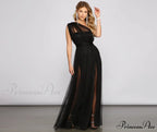 Rebecca Tulle Stylish A-Line Formal Dress