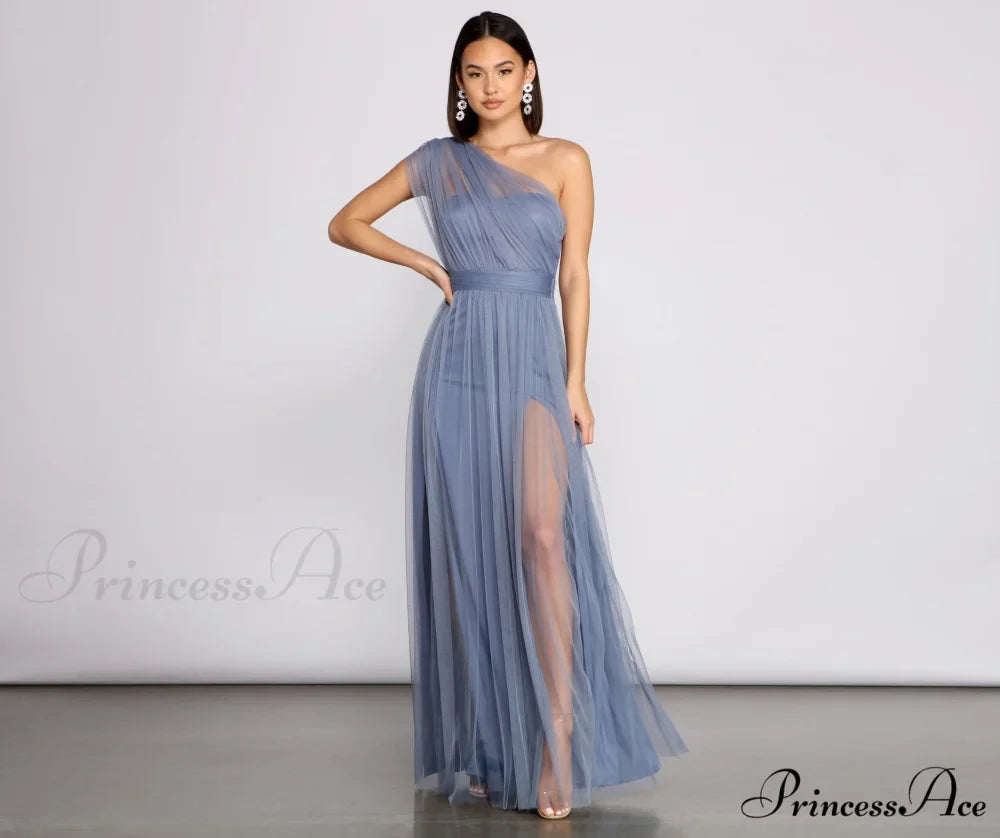 Rebecca Tulle Stylish A-Line Formal Dress