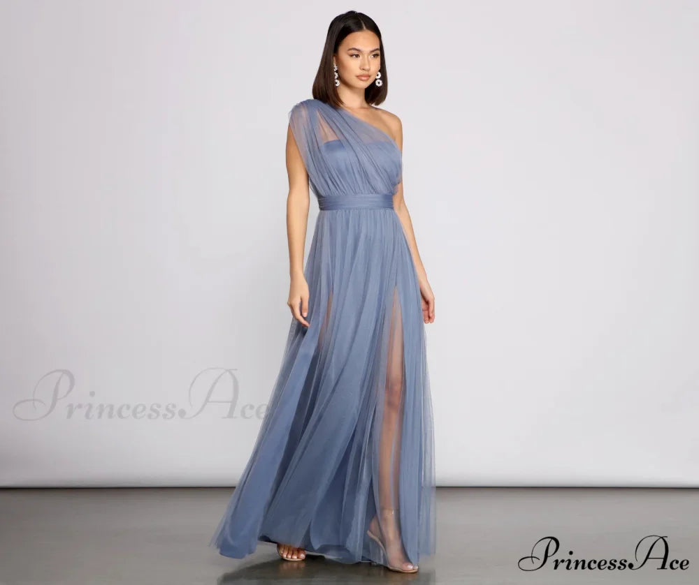 Rebecca Tulle Stylish A-Line Formal Dress