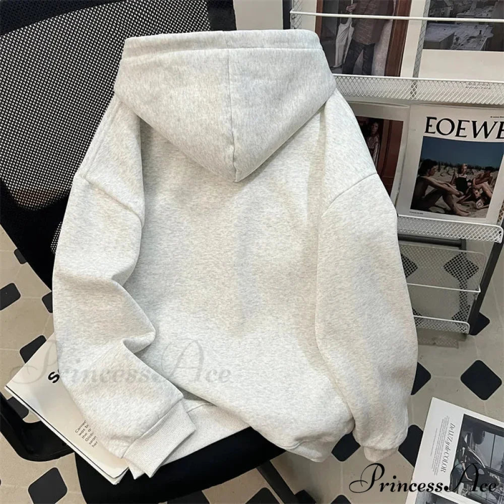 Rebellious Concept Figure Print Cotton Hoodie