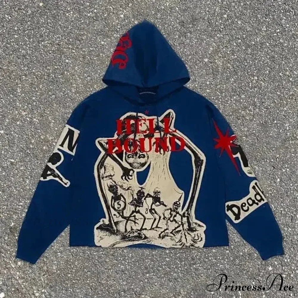 Rebellious Mummy Design Baggy Hoodie