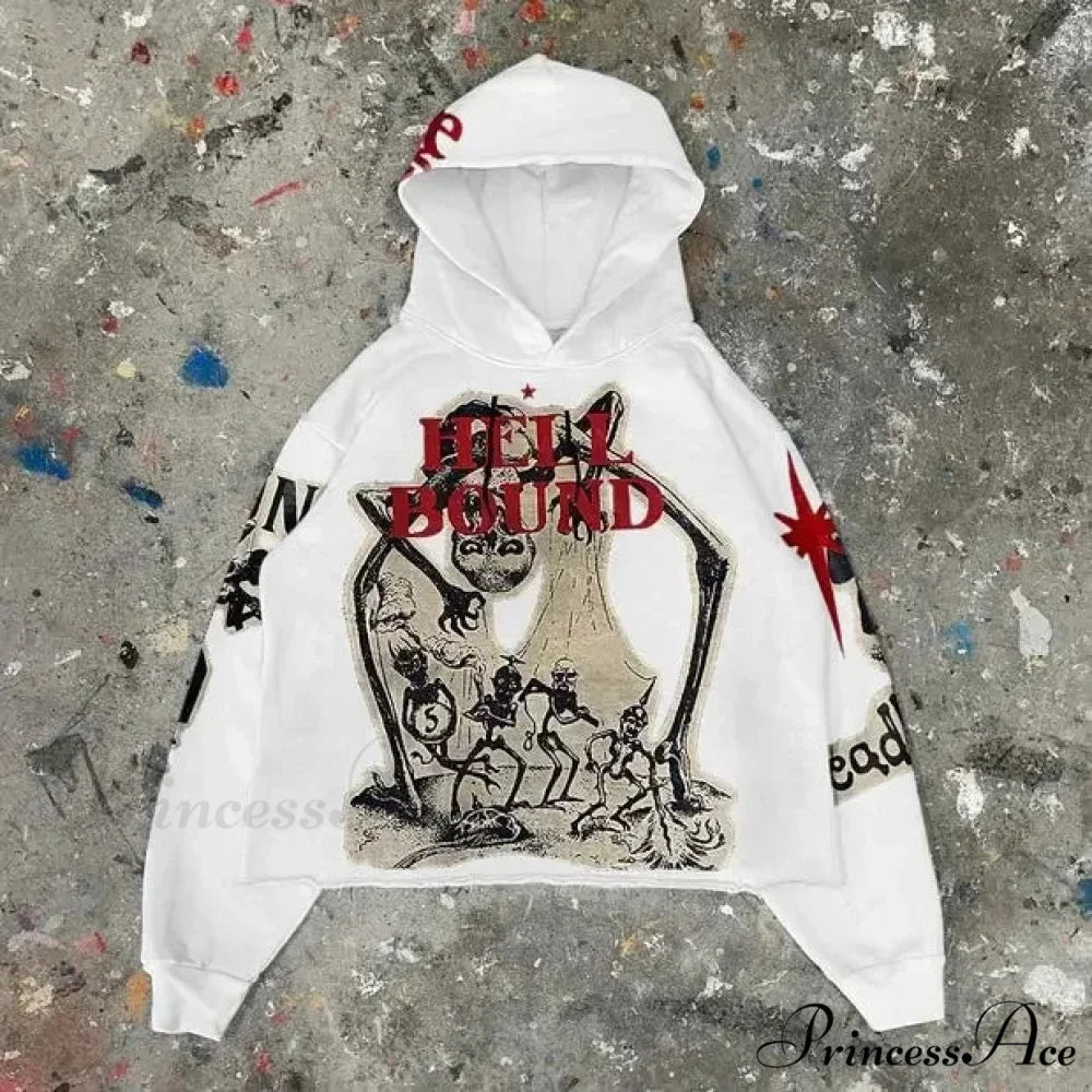 Rebellious Mummy Design Baggy Hoodie