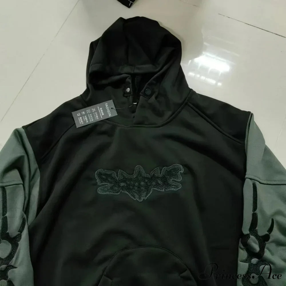 Rebellious Rap Stitched Hoodie