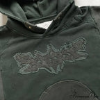 Rebellious Rap Stitched Hoodie