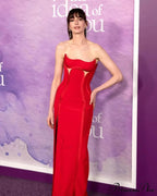 Red Cut-Out Bodycon Party Dress