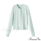 Red Solid Color Elegant Layered Cardigan