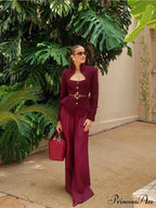 Reddish Stand Collar Trim Short Coat