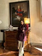 Reddish Wool Mixes Medium Coat