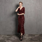 Rehami Sequin Stylish Mermaid Dress