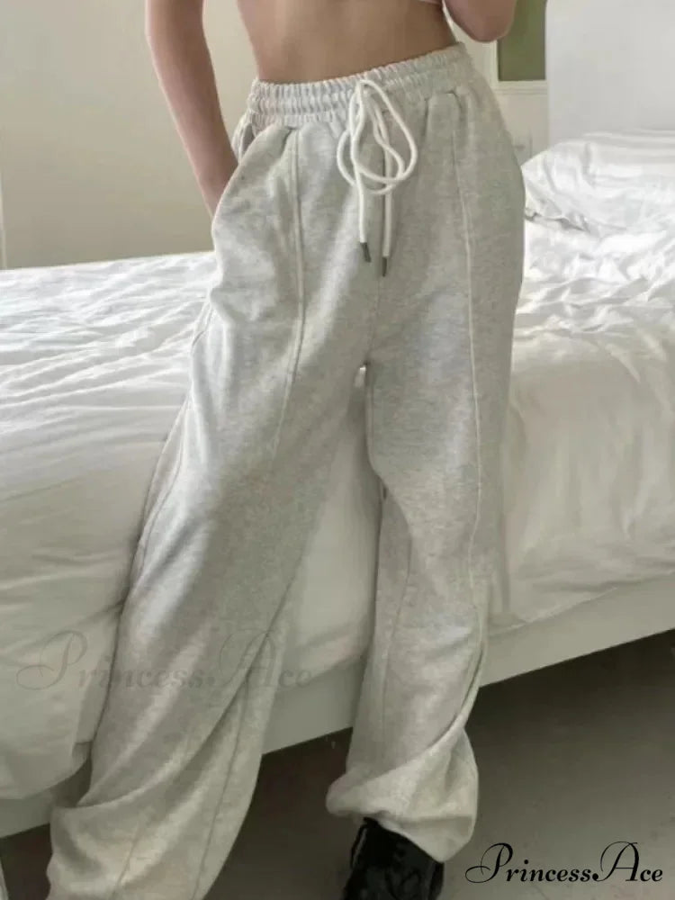 Retro 2000s Baggy Jogger Trousers