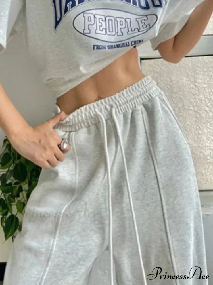 Retro 2000s Baggy Jogger Trousers