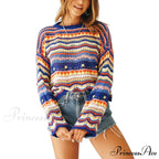 Retro 90s Knitted Bell Sleeves Jumper