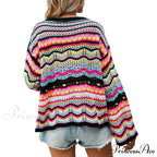 Retro 90s Knitted Bell Sleeves Jumper