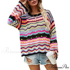 Retro 90s Knitted Bell Sleeves Jumper