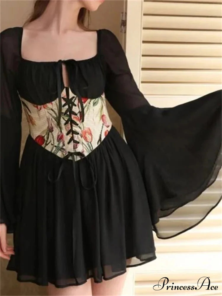 Retro Bandage Corset Petite Dress