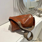 Retro Broad Band Crossbody Shoulder Bag