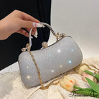 Retro Chain Evening Shoulder Clutch Bag