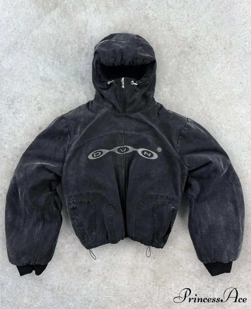 Retro Clean Zip Up Hoodie