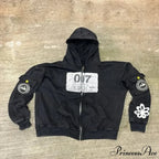 Retro Clean Zip Up Hoodie