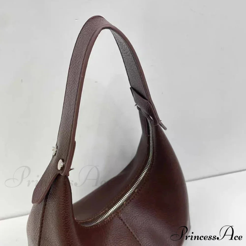 Retro Faux Leather Underarm Shoulder Bag