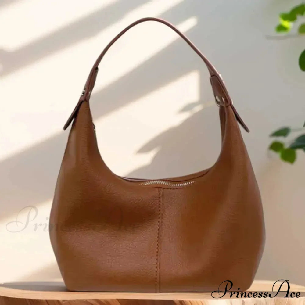 Retro Faux Leather Underarm Shoulder Bag