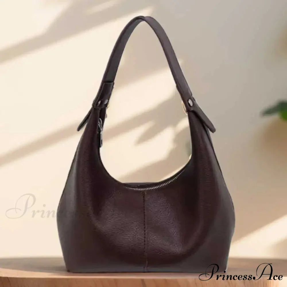 Retro Faux Leather Underarm Shoulder Bag
