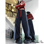 Retro Fleece Joggers Cold Weather Trousers